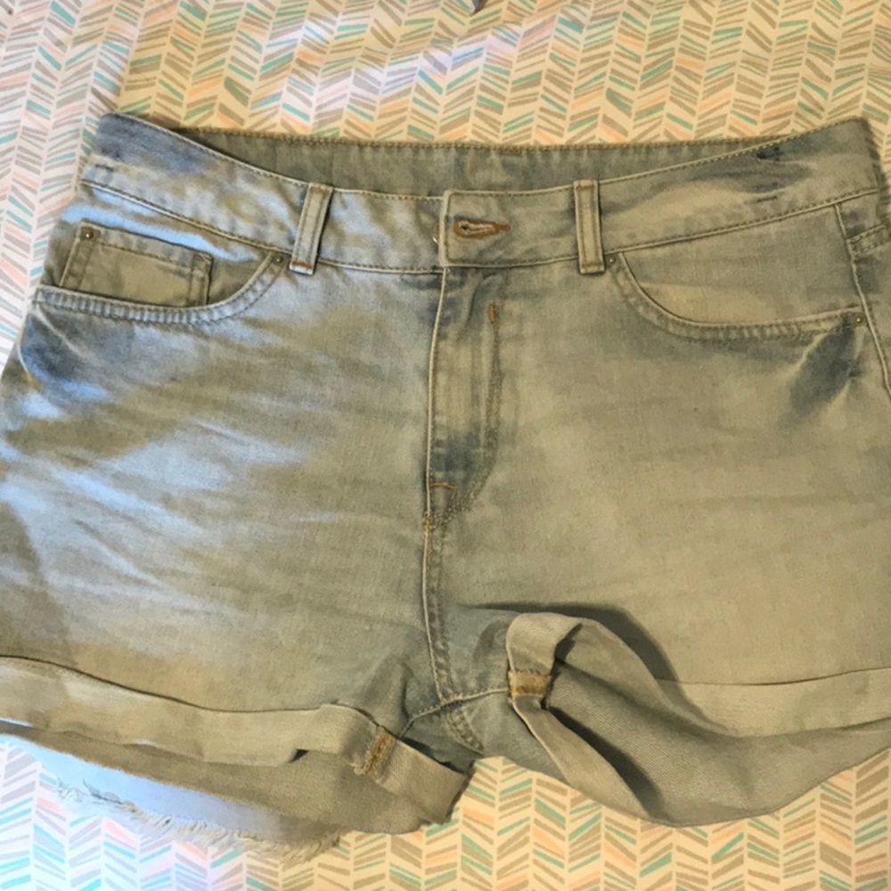 Denim shorts